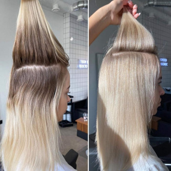 Однотонне фарбування фолосся
                    Парикмахер-колорист Валентина Киев