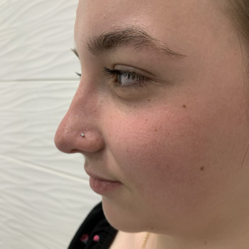 Прокол крила носа