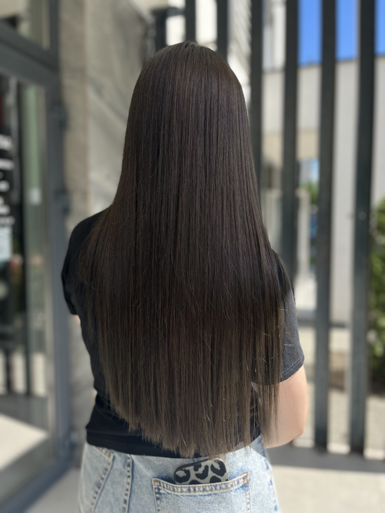 Фарбування волосся, однотонне фарбування, фото - Студия красоты Your Style