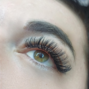 Мокрий ефект з розтушовкою