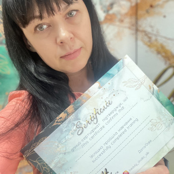 Сертифікат майстра нарощування вій