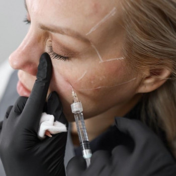 Процедура 7 точок ліфтингу обличчя препаратом Dives