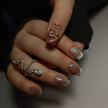 Святковий манікюр 3d, фото - Майстер манікюру Оксана Степаненко