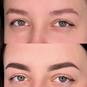 Перманент брів у пудровій техніці
                    Майстер перманентного макіяжу Ирина Кропивницький