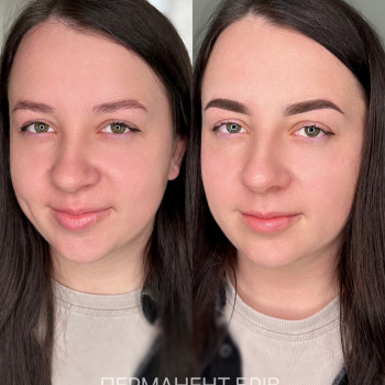 Перманент брів у пудровій техніці
                    Майстер перманентного макіяжу Ирина Кропивницький