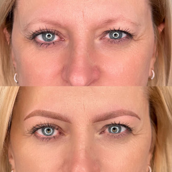 Перманент брів у пудровій техніці
                    Майстер перманентного макіяжу Ирина Кропивницький