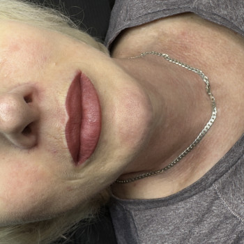  #перманентниймакіяжгуб одразу після процедури, фото - Мастер перманентного макияжа Ольга Лопатнева