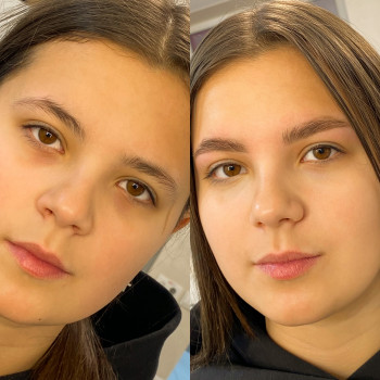 Освітлення брів до тону волосся
                    Бровист Тетяна Ковель