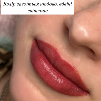 Корекція перманенту губ
                    Мастер перманентного макияжа Александра Кривой Рог