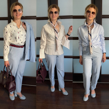 Стилизация делового летнего гардероба