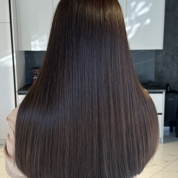 Тонування з лікуванням + стрижка