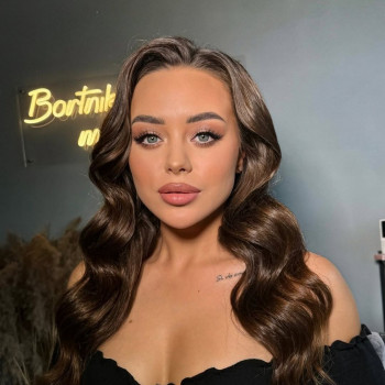 укладка локони