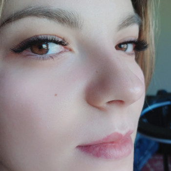 2д нарощення вій, натуральный ефект 

    