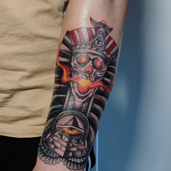 для хлопців, на руці, кольорові, фараон, Єгипет, піраміди