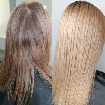 Фарбування в складній техніці