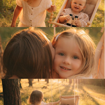 Сестрички і мама, теплі обійми, сміх, ігри. 1 година зйомка, а спогади на все життя...