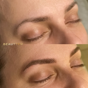 Волосковая техника перманентного макияжа бровей
                    Мастер перманентного макияжа Juli Киев