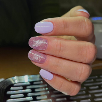 Комбінований манікюр + укріплення гелем