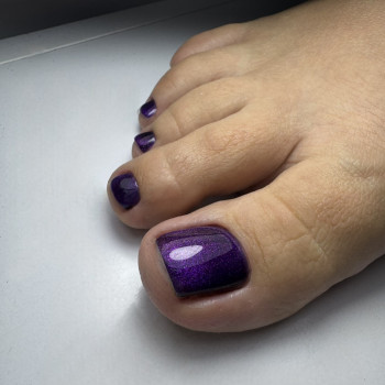 Покриття під кутикулу, педикюр