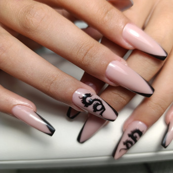 Маникюр балерина френч, фото - Мастер маникюра Юлія Тоцька