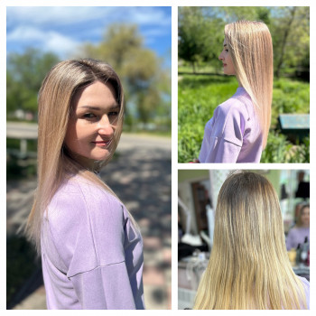 Мелірування волосся
                    Женский парикмахер  Запорожье