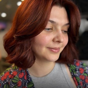    
укладка на браш і стрижка чубчика 🧡