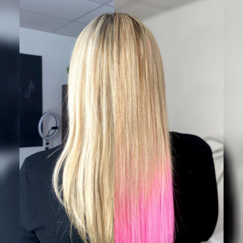 Афронарощування одного кольорового ряду
    нарощення