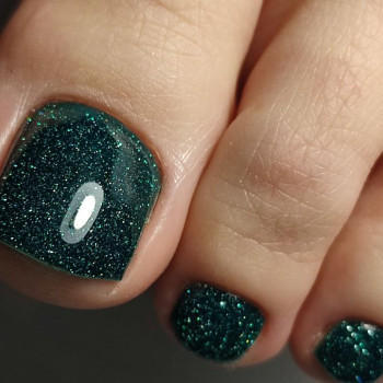 Педикюр +однотонне покриття