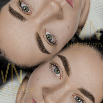 Перманентний макіяж брів в техніці пудрові брови