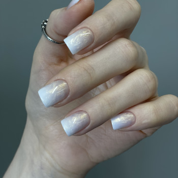 Корекція з дизайном омбре