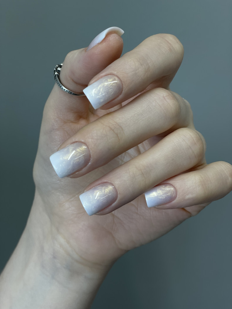 Корекція з дизайном омбре, фото - Мастер маникюра Юлія Татарінова