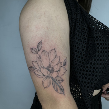 Міні-тату квітка