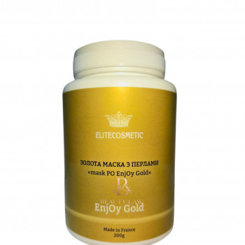 Золота альгінатна маска з перлами ENJOY GOLD