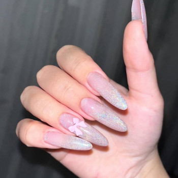 маникюр на длинные ногти, маникюр 3d