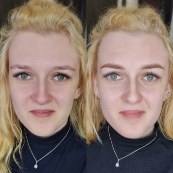 Пудрові брови татуаж брів перманентний макіяж, фото - Майстер перманентного макіяжу Ксенія Піголь