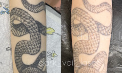 Видалення тату Тату мастер Dark Veil Харьков