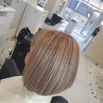 Дрібний мелір +стрижка каре