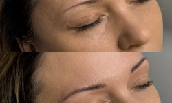 Волосковая техника перманентного макияжа бровей Мастер перманентного макияжа Juli Киев