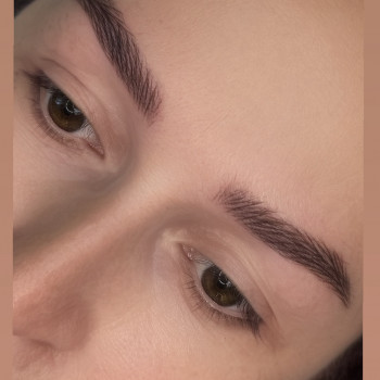 Волосковая техника перманента бровей
                    Салон красоты Mona Lisa Полтава