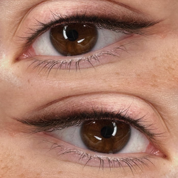 Стрелочка с растушёвкой
                    Мастер перманентного макияжа Виктория Киев