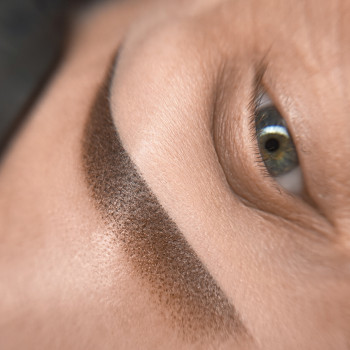 Перекриття роботи іншого майстра. Пудрове напилення брів