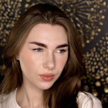 Пудрове напилення брів, фото - майстер перманентного макіяжу Юлія Погорєлова