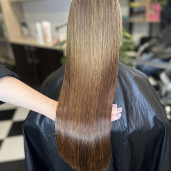 кератиновое выпрямление волос