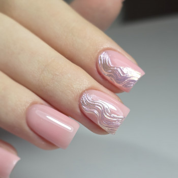 Нежный маникюр нюдовый красивый, фото - Мастер маникюра Вікторія Буток