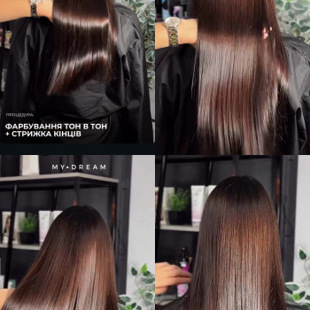 ФАРБУВАННЯ ТОН В ТОН
                    Салон красоты My Dream Черкассы