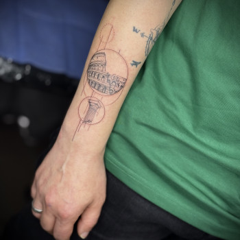 Татуювання спогад про подорож