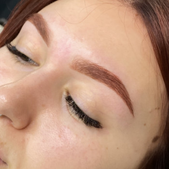 Висвітлення брів+фарбування