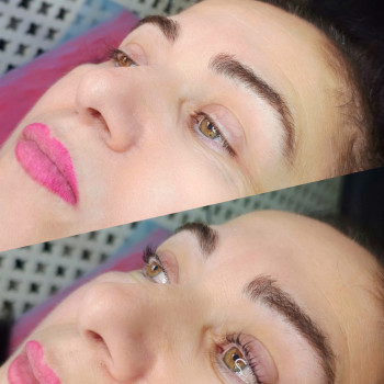 Ламінування та фарбування вій