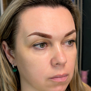 Перманент бровей. Мастер Максим Василенко.