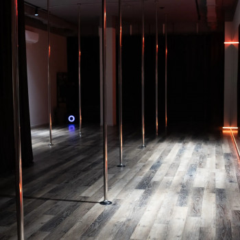 У Verta Pole & Aerial Studio спеціально обладнана зона для занять на пілоні — для спорту та танцю.